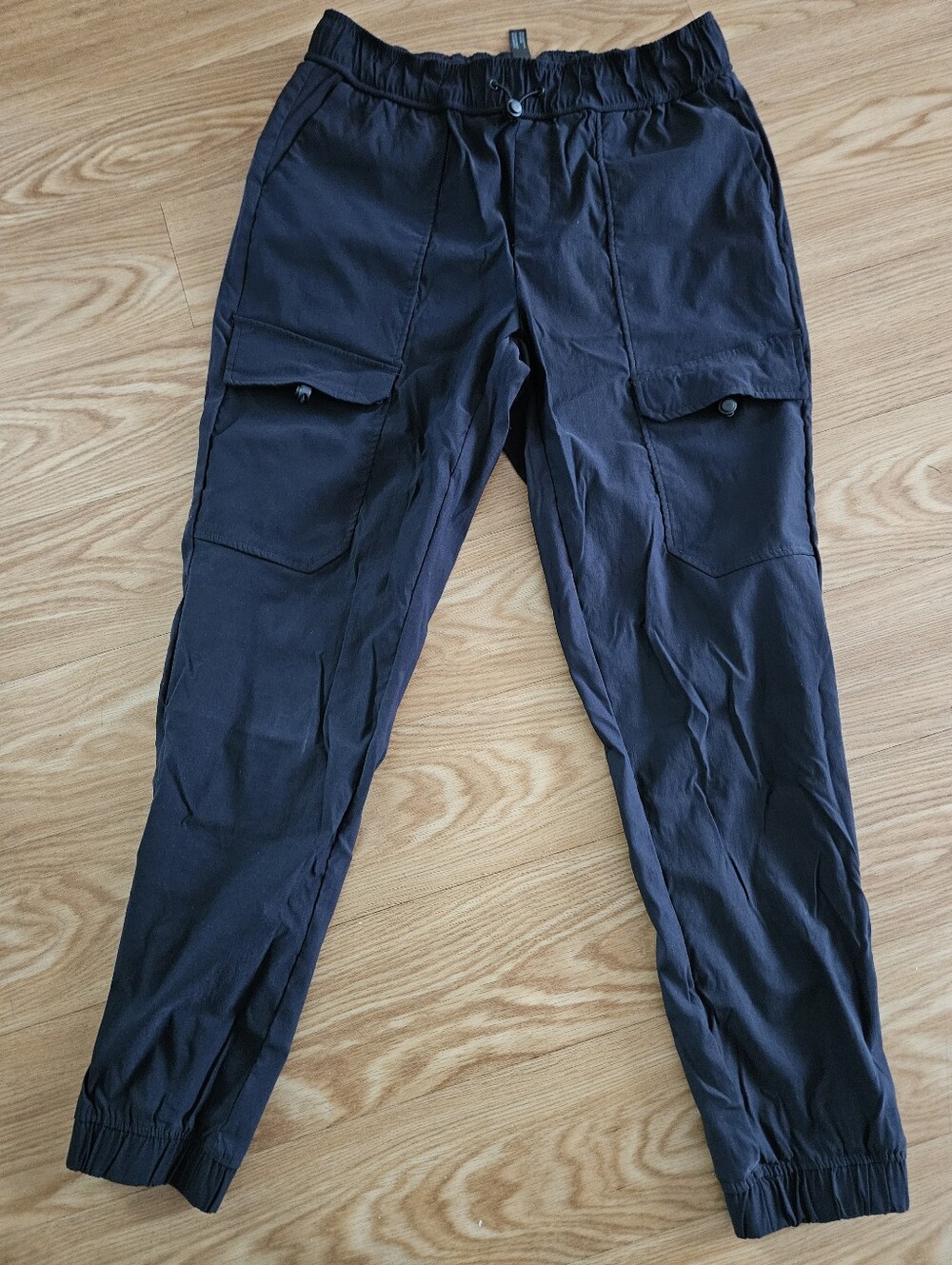 Mondetta Black Cargo Joggers with Elastic Waist
